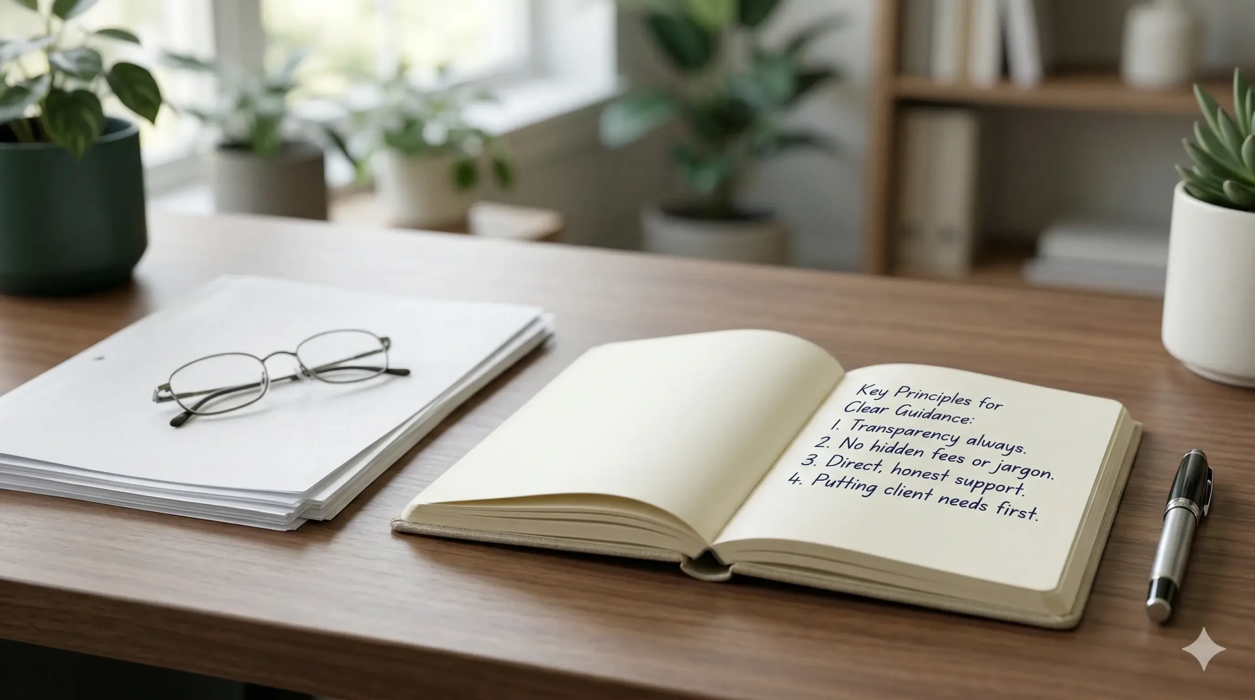 Laptop, notes and job search materials arranged on a clean desk for CV strategy and industry research