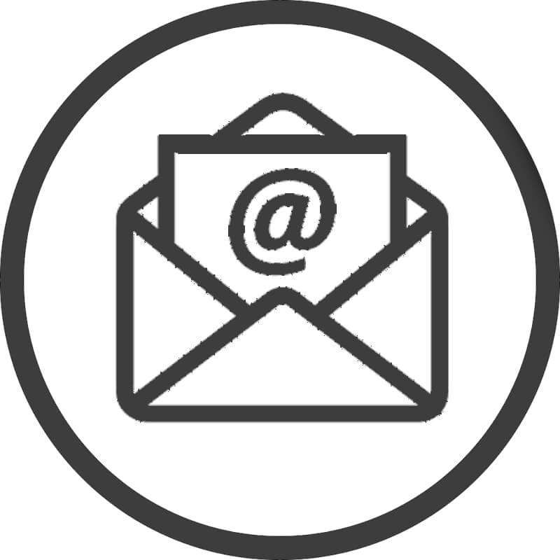 Email Symbol in Grey