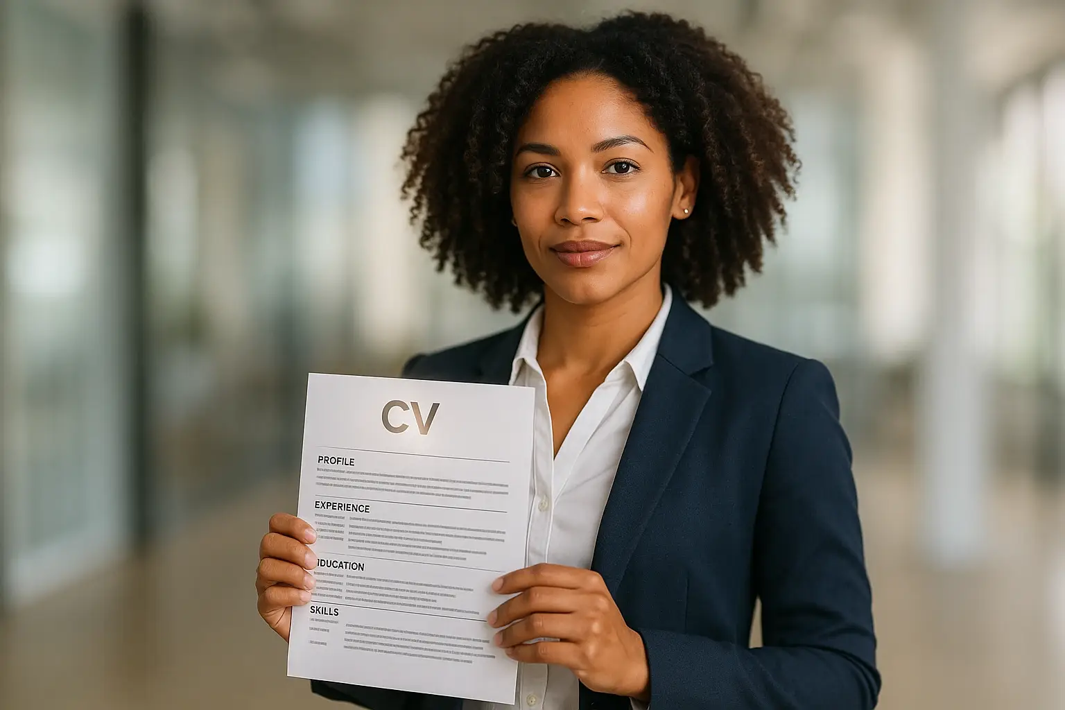 Take the First Step Toward a Stronger Career With a Professional CV Job seeker feeling confident after receiving their new CV