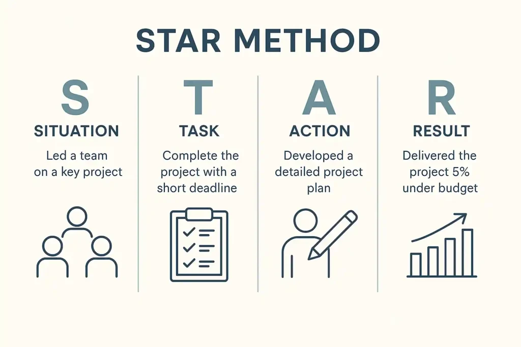 Example of STAR Method Used in Civil Service CV