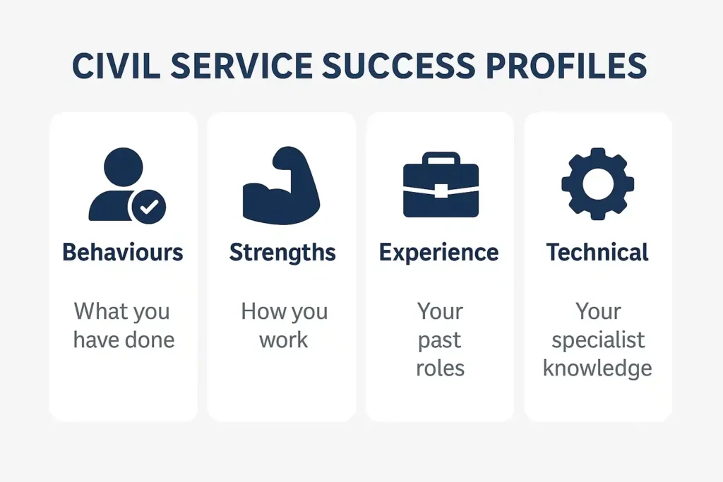 Civil Service Success Profiles; Behaviours, Strengths, Experience, Technical