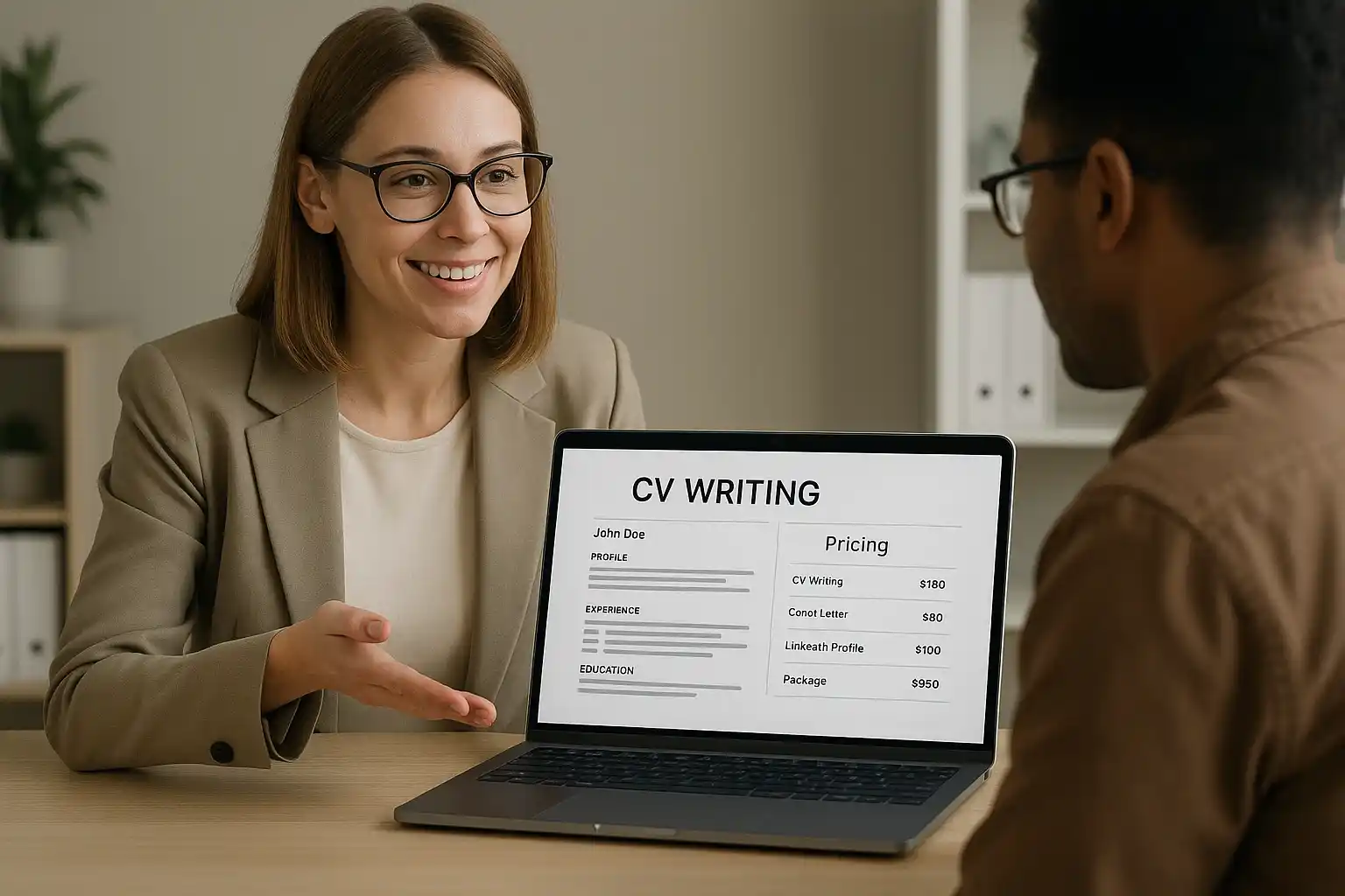 Honest CV writing service with clear pricing and no hidden costs